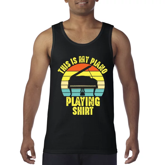 This Is My Piano Musical Instrument Player Funny Music Gift Tank Top