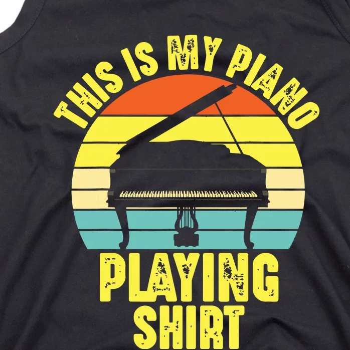 This Is My Piano Musical Instrument Player Funny Music Gift Tank Top