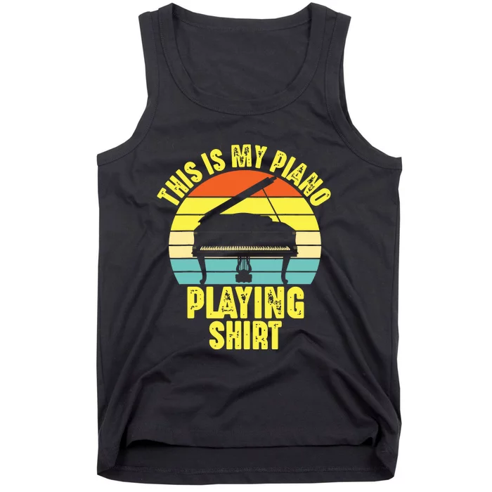 This Is My Piano Musical Instrument Player Funny Music Gift Tank Top