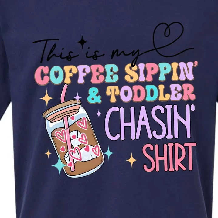 This Is My Coffee Sippin & Chasin Sueded Cloud Jersey T-Shirt