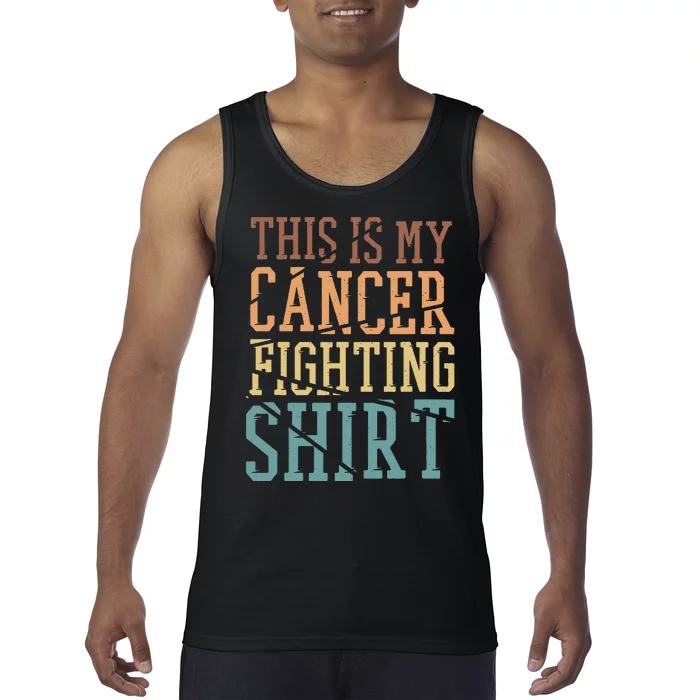 This Is My Cancer Fighting Cancer Chemo Awareness Tank Top