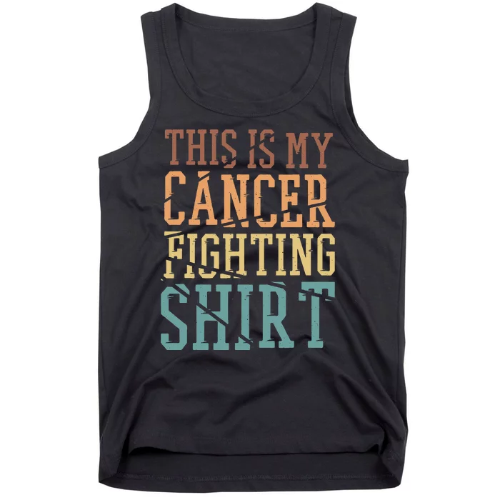 This Is My Cancer Fighting Cancer Chemo Awareness Tank Top