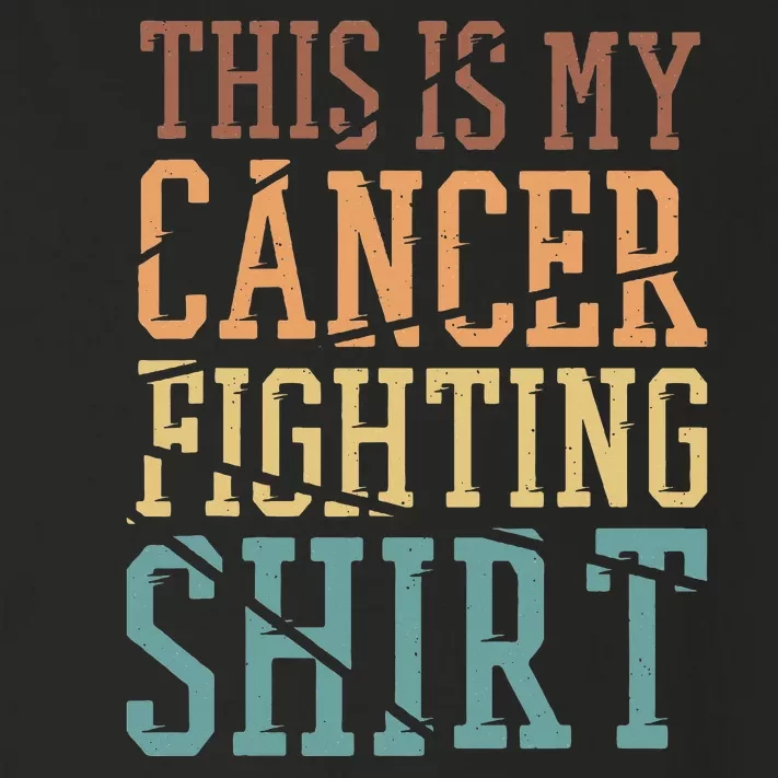 This Is My Cancer Fighting Cancer Chemo Awareness Toddler Long Sleeve Shirt