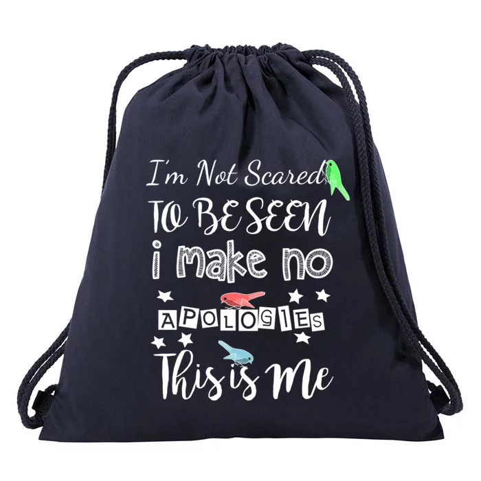 This Is Me Musical Theatre Performer Gift Broadway Fan Drawstring Bag