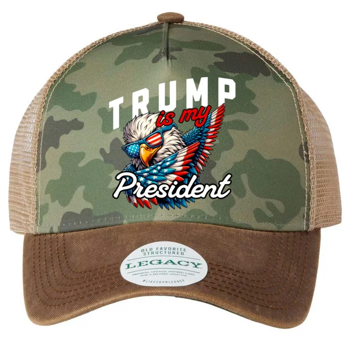 Trump Is My President Legacy Tie Dye Trucker Hat