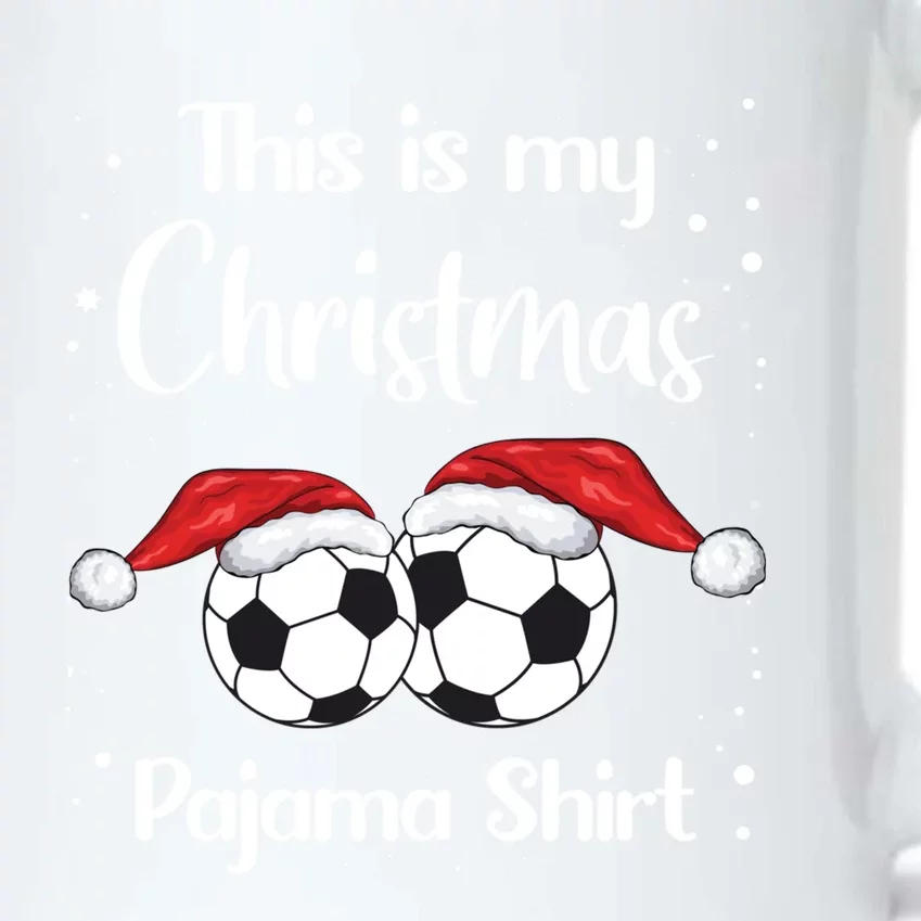 This Is My Christmas Soccer Pajama Gift Ugly Xmas Cute Gift Black Color Changing Mug