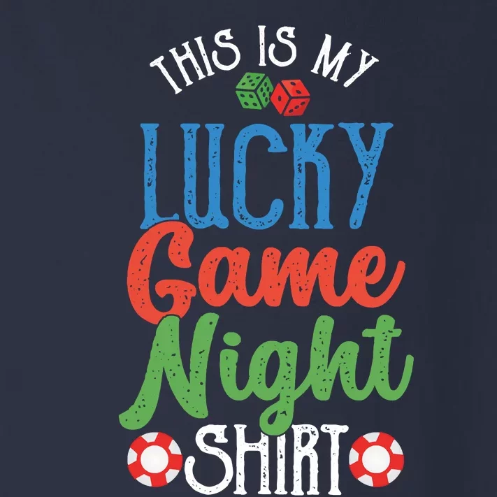 This Is My Lucky Game Night Outfit Poker Casino Gambling Toddler Long Sleeve Shirt