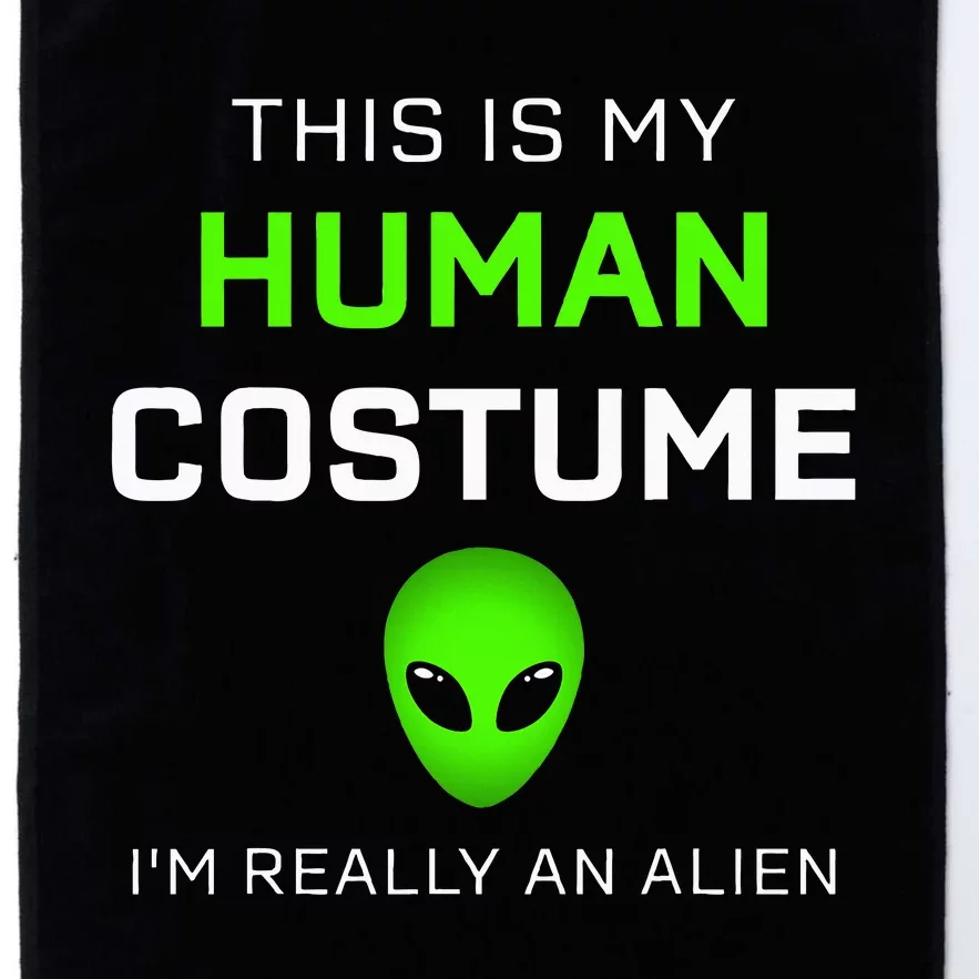 this is my human costume for alien halloween Platinum Collection Golf Towel