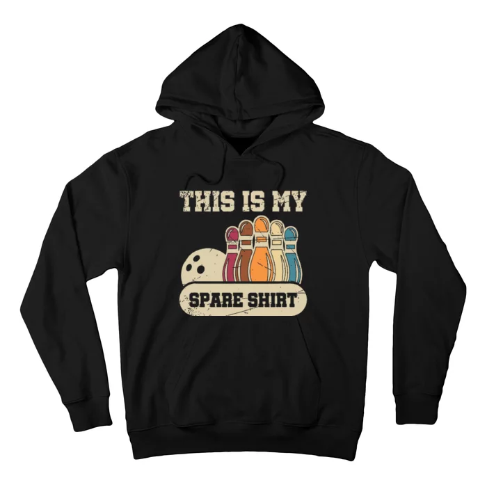 This Is My Spare Bowling Alley Gutter Pins Bowling Hoodie