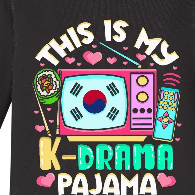 This Is My K Drama Pajama Sleepwear Korean Baby Long Sleeve Bodysuit