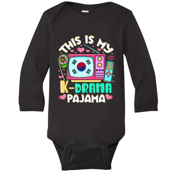 This Is My K Drama Pajama Sleepwear Korean Baby Long Sleeve Bodysuit