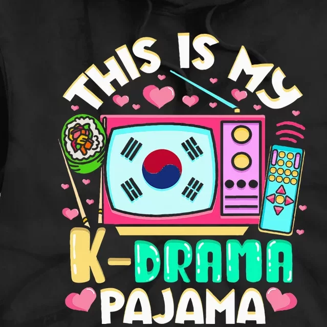 This Is My K Drama Pajama Sleepwear Korean Tie Dye Hoodie