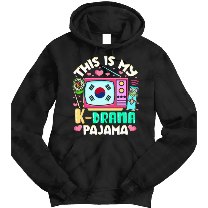 This Is My K Drama Pajama Sleepwear Korean Tie Dye Hoodie