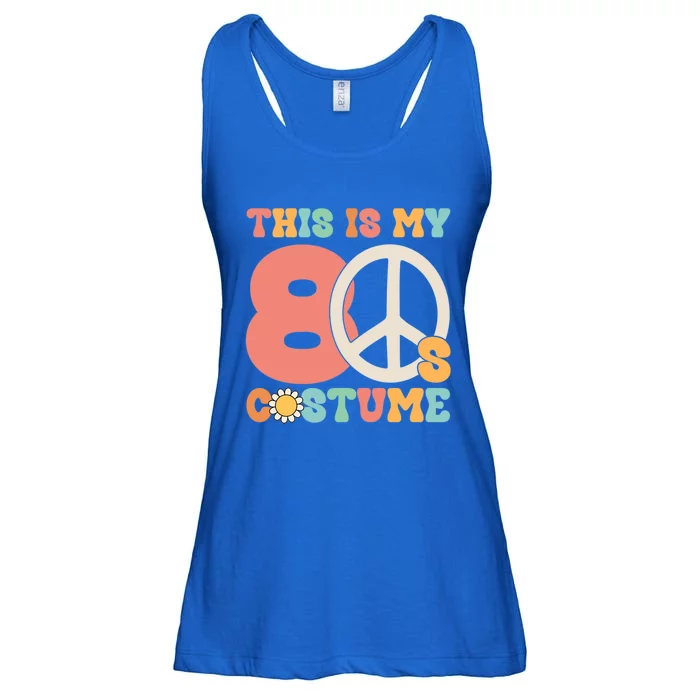 This Is My 80S Costume Peace Love Halloween Funny Gift Ladies Essential Flowy Tank