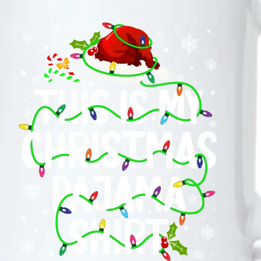 This Is My Christmas Pajamas Cool Gift Black Color Changing Mug