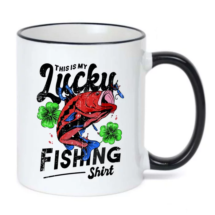 This Is My Lucky Fishing Shirt Black Color Changing Mug