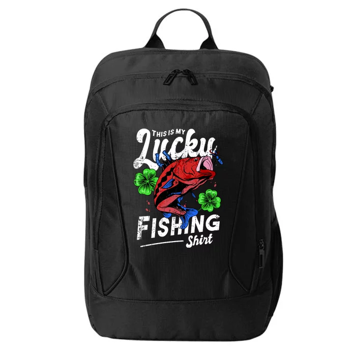 This Is My Lucky Fishing Shirt City Backpack