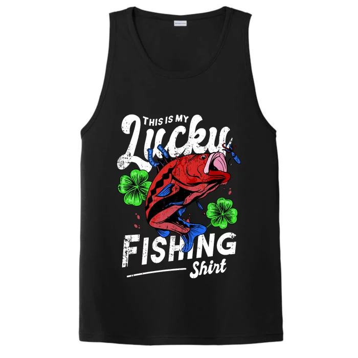 This Is My Lucky Fishing Shirt Performance Tank