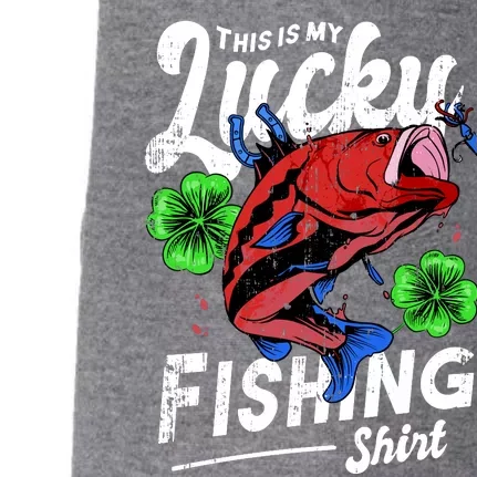 This Is My Lucky Fishing Shirt Doggie 3-End Fleece Hoodie