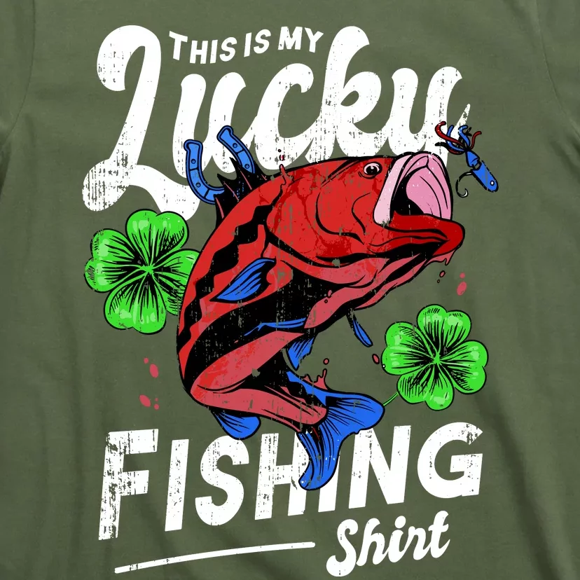 This Is My Lucky Fishing Shirt T-Shirt