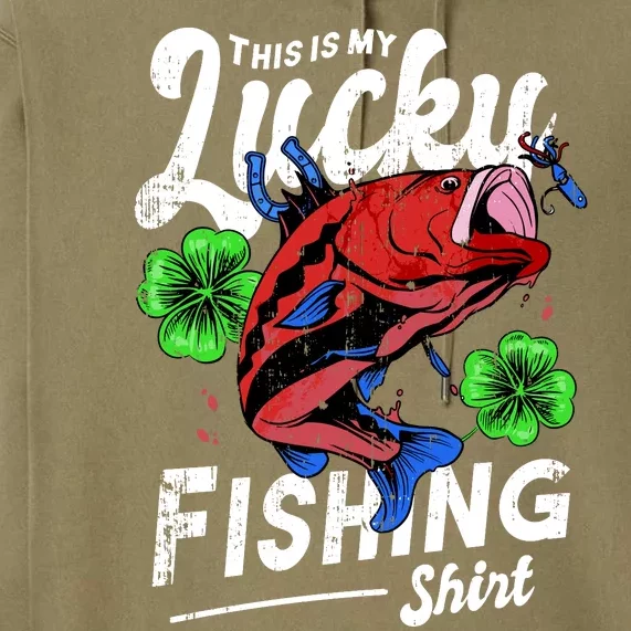 This Is My Lucky Fishing Shirt Premium Hoodie