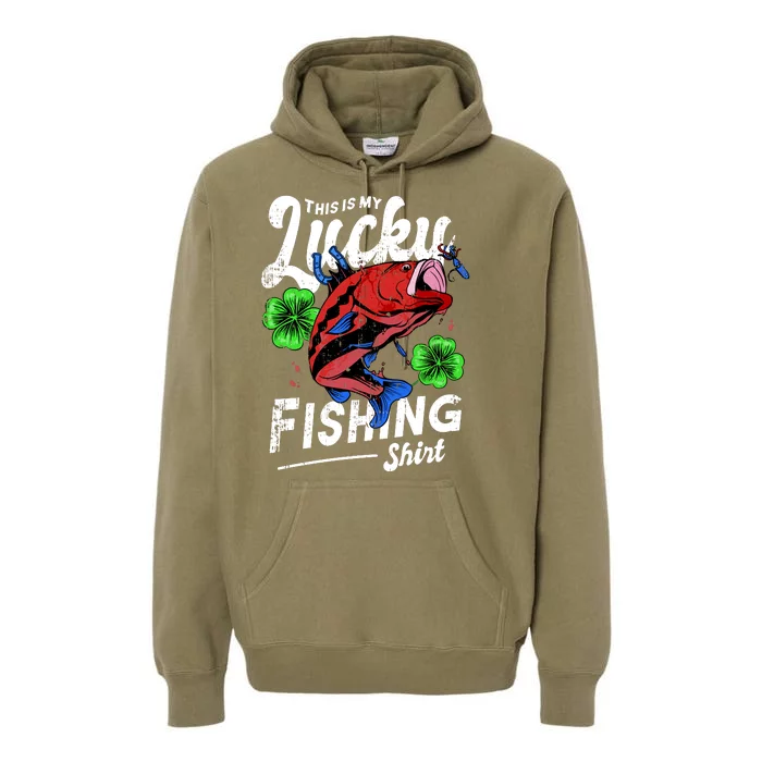 This Is My Lucky Fishing Shirt Premium Hoodie