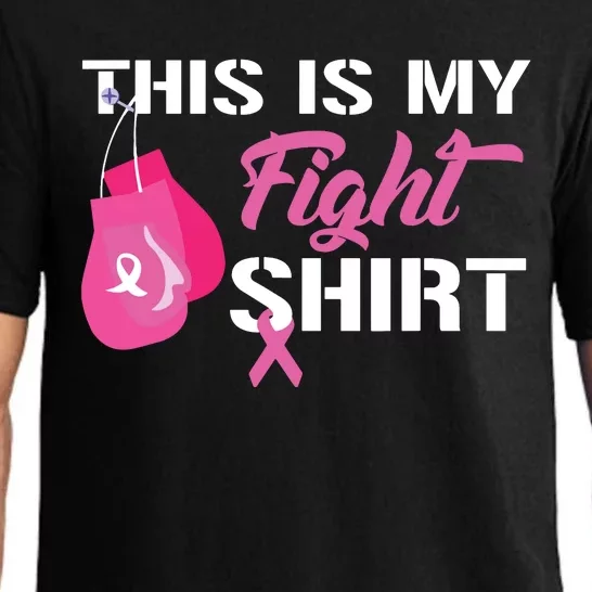 This Is My Fight Shirts Breast Cancer Fighter Believe Pajama Set