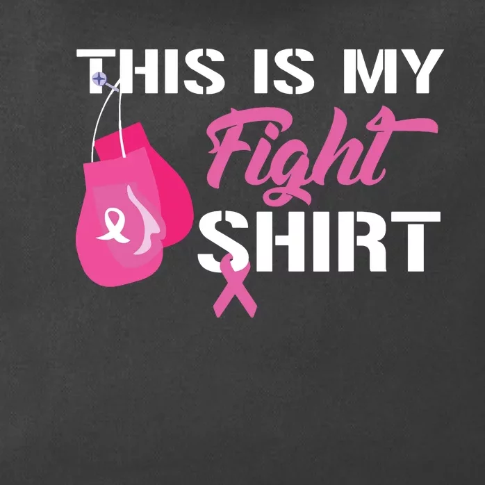 This Is My Fight Shirts Breast Cancer Fighter Believe Zip Tote Bag