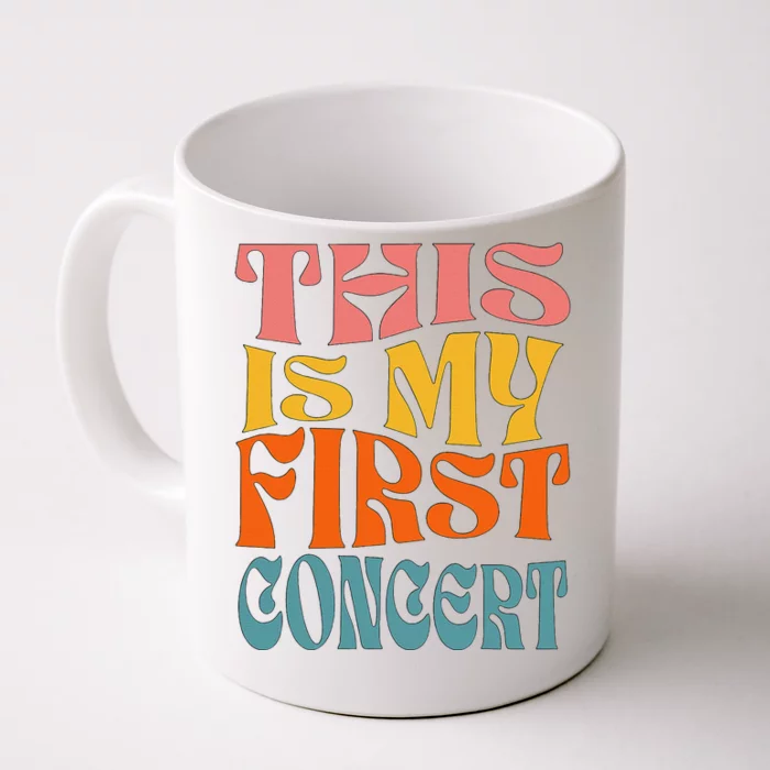 This Is My First Concert Front & Back Coffee Mug