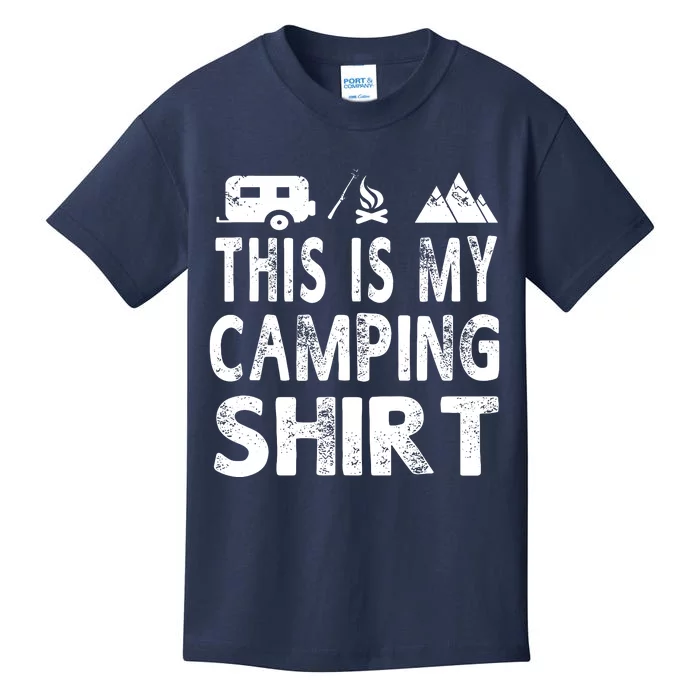 This Is My Camping Funny Camper Gift Kids T-Shirt