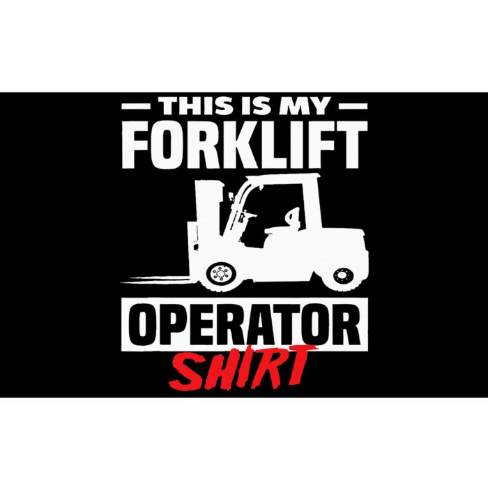 This Is My Forklift Operator Forklift Bumper Sticker