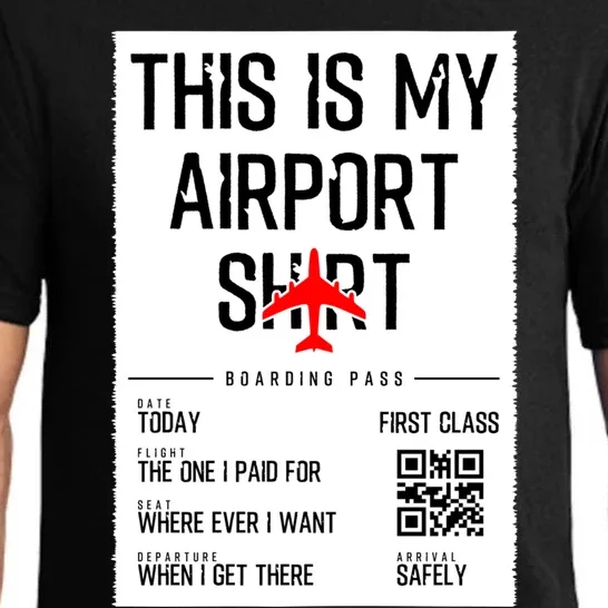 This Is My Airpor Family Travel Gift Pajama Set