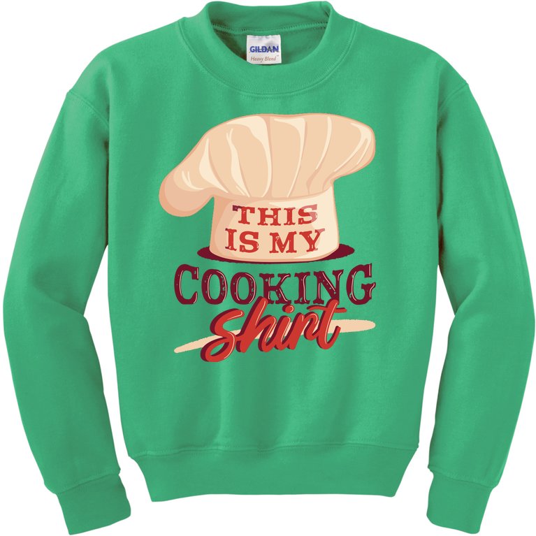 This Is My Cooking Shirt Chef Kids Sweatshirt