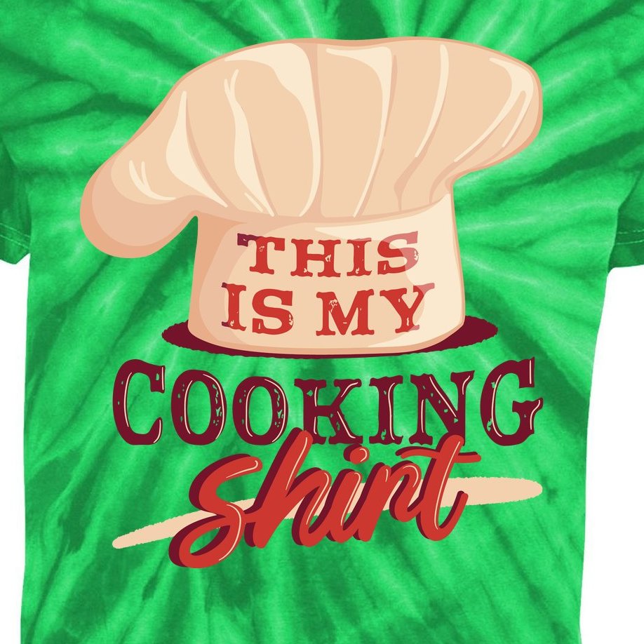 This Is My Cooking Shirt Chef Kids Tie-Dye T-Shirt