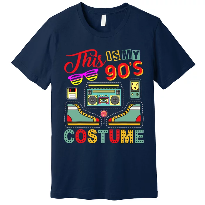 This Is My 90s Costume 1990s Retro Vintage 90s Party Premium T-Shirt