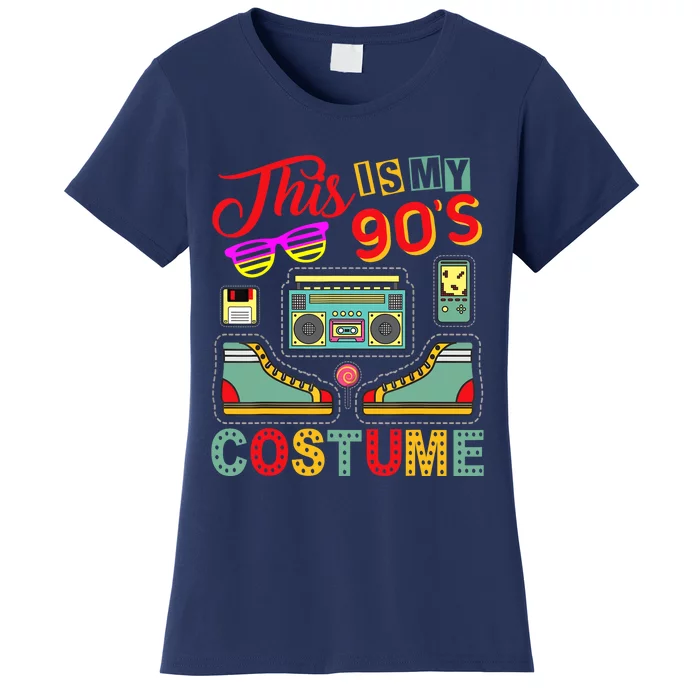 This Is My 90s Costume 1990s Retro Vintage 90s Party Women's T-Shirt