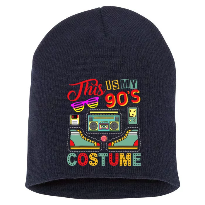 This Is My 90s Costume 1990s Retro Vintage 90s Party Short Acrylic Beanie