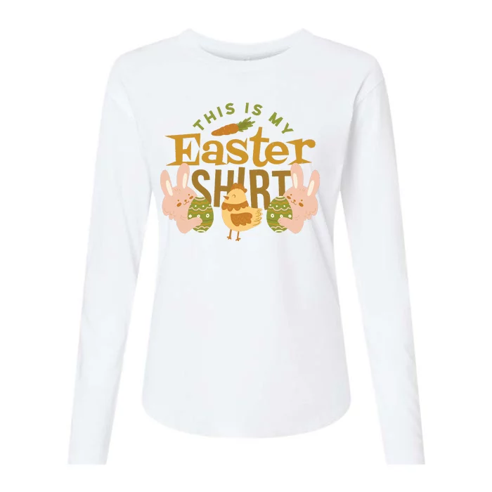 This Is My Easter Shirt Womens Cotton Relaxed Long Sleeve T-Shirt