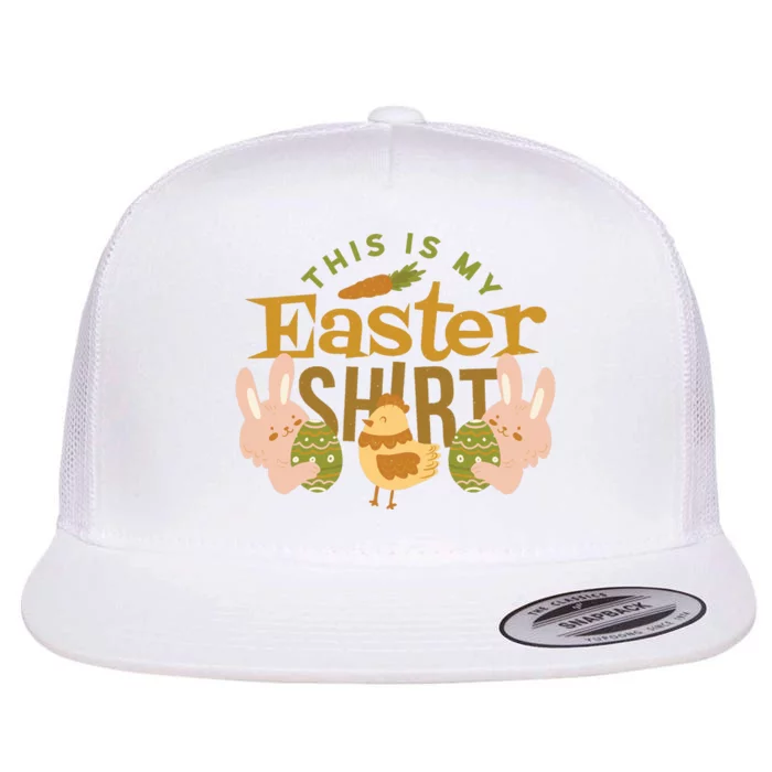 This Is My Easter Shirt Flat Bill Trucker Hat