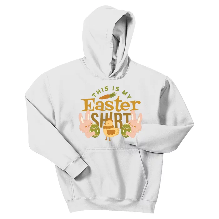 This Is My Easter Shirt Kids Hoodie