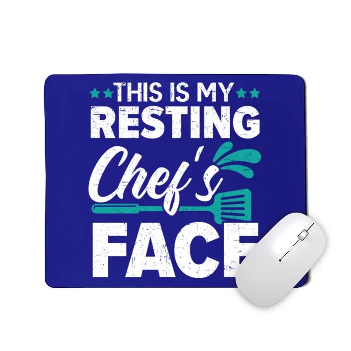 This Is My Resting Chefs Face Cooking Gangster Culinary Gift Mousepad