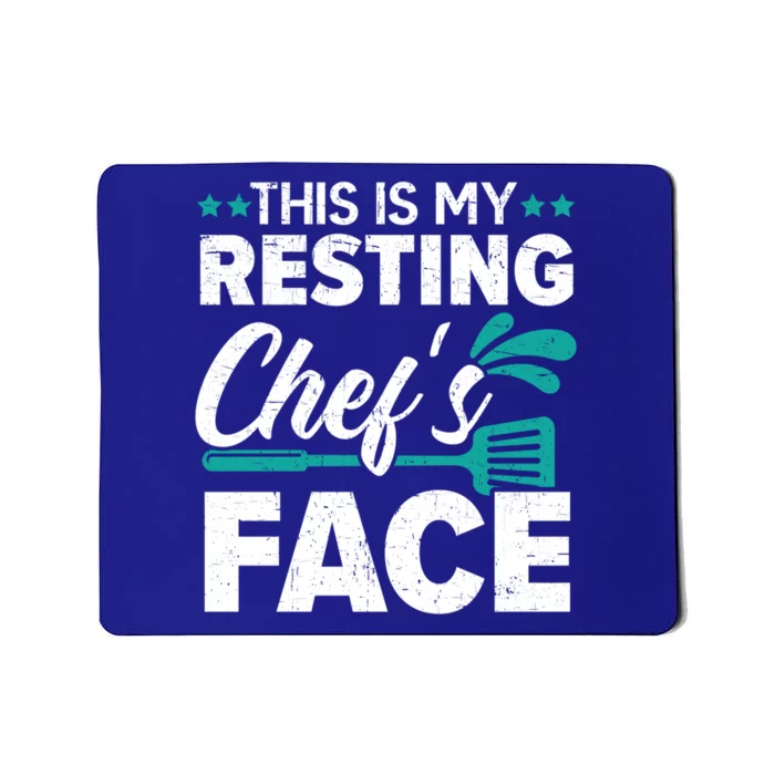 This Is My Resting Chefs Face Cooking Gangster Culinary Gift Mousepad