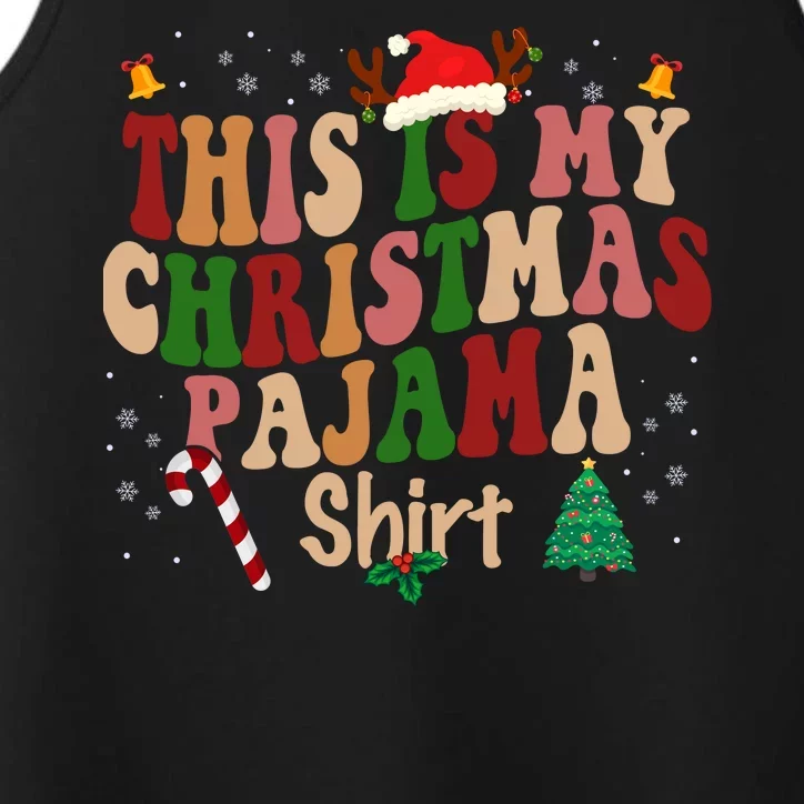 This Is My Christmas Pajama Performance Tank