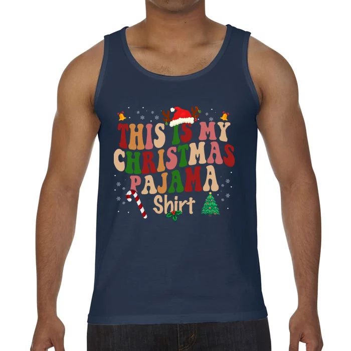 This Is My Christmas Pajama Comfort Colors® Tank Top