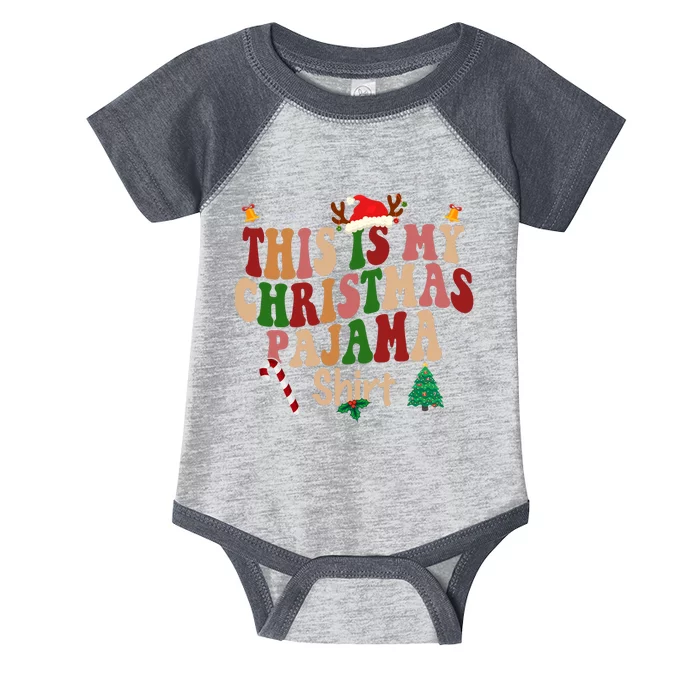 This Is My Christmas Pajama Infant Baby Jersey Bodysuit