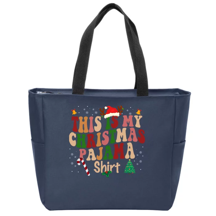 This Is My Christmas Pajama Zip Tote Bag