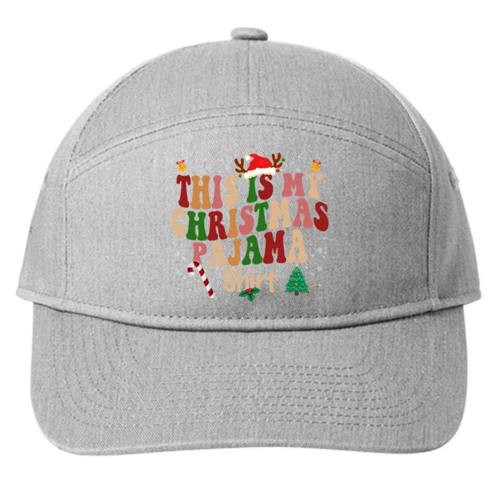 This Is My Christmas Pajama 7-Panel Snapback Hat