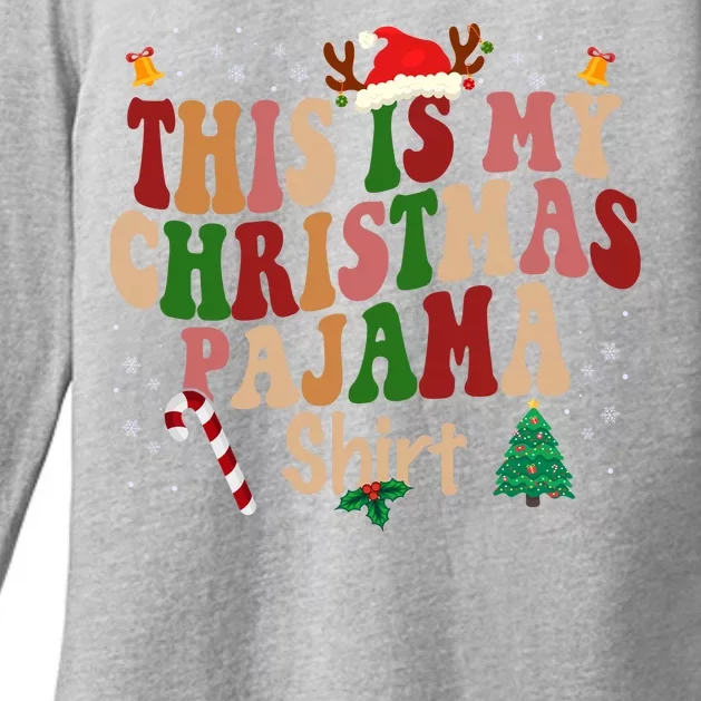 This Is My Christmas Pajama Womens CVC Long Sleeve Shirt