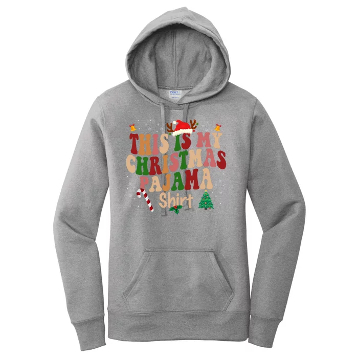 This Is My Christmas Pajama Women's Pullover Hoodie