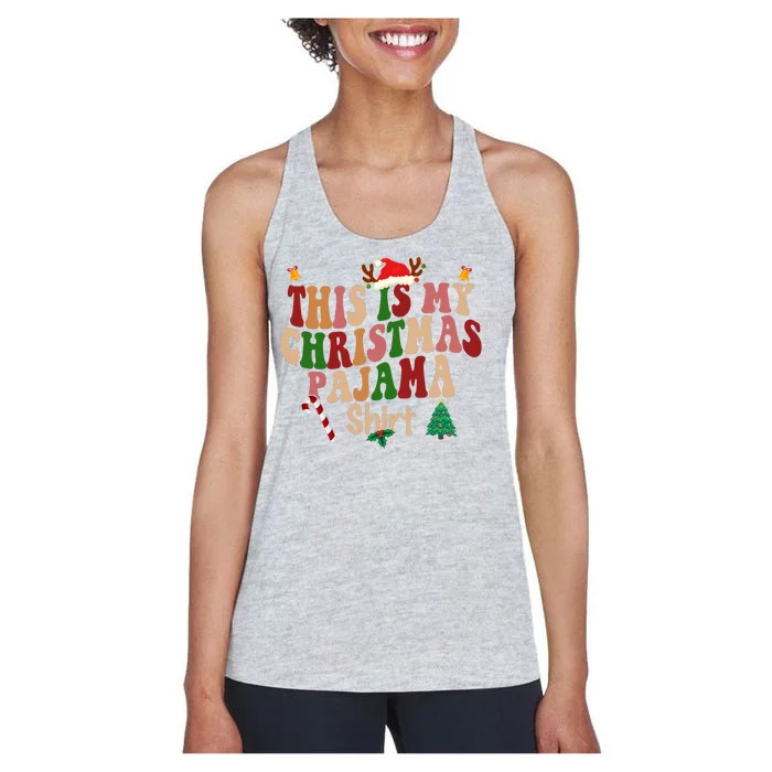 This Is My Christmas Pajama Women's Racerback Tank